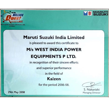 Wipe India - Maruti Suzuki Awards